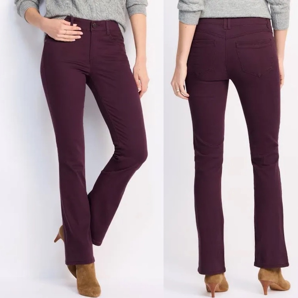 Democracy Ryland Itty Bitty Boot Cut Deep Purple Jeans Size 12